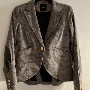 Smythe Wool Check Blazer